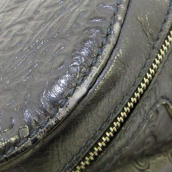 Gucci Stripe Waist Pouch Dark Navy Leather - Picture 11 of 12